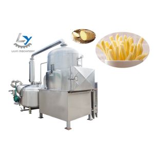 China Potato Chips Vegetable Fryer Machine Low Temperature Frying Energy Saving on sale