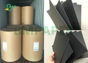 China Uncoated 800gsm 1000gsm 1200gsm Black Cardboard Sheet Paper For Rigid Box 70 x 100cm factory