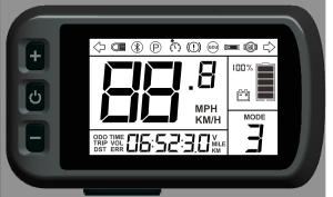 China Portable Smart Dashboard WP-100 makes the electric bike intelligent factory