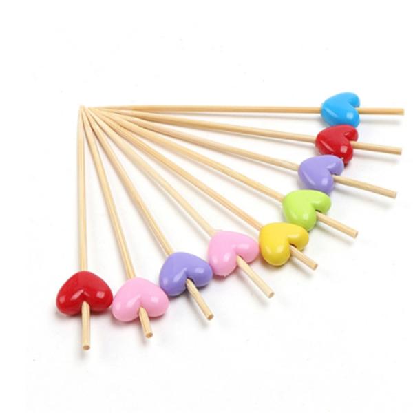 China Knotted Bamboo Fruit Skewers Disposable Anti Corrosive factory