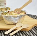 Practical Wood Biodegradable Cutlery Spoon 100mm For Ice Cream