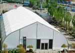 40 x 90 M With Fire Retardant White PVC Fabric TFS Tents For Events Heat