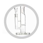 Honeycomb Perc Bongs Straight Tube Glass Smoking Water Pipe Hookah Ingot Ice