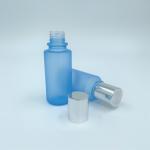 PP Cap Matte Blue Color Plastic 150ml Pet Bottle For Personal Skincare