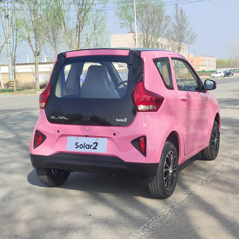 Solar Powered Car EEC 2 Doors L7e Blaval Auto Energy Electric Vehicle 850kg Curb Weight Pure Electric Solar Energy System