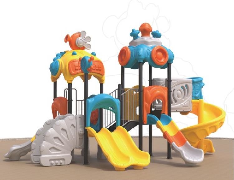 children outdoor rock climbing wall playground equipment slides