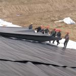 Onsite Inspection Service Outdoor Waterproof Geomembrane 45mil EPDM Rubber Pond