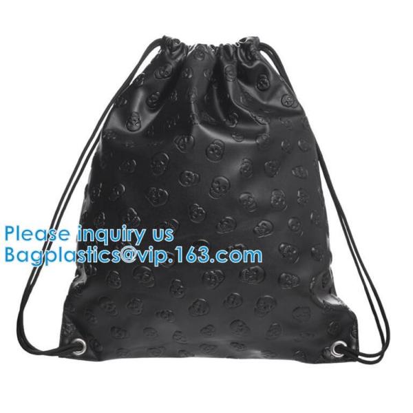 Drawstring Leather Pu Backpack PU Hologram Drawstring Bag,cosmetics, promotion,
