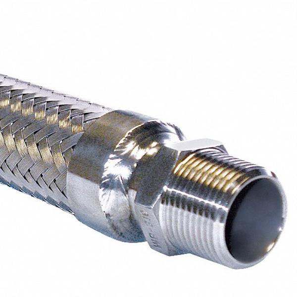 Multi Layer Construction Metal Hose Prevents Leaks Easy Bending