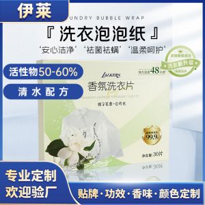 Practical and Eco-Friendly Laundry Detergent Sheets Simplified Laundry Process
