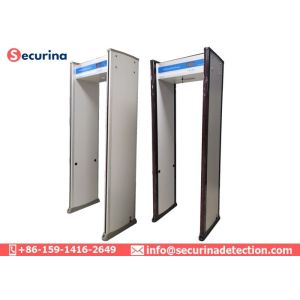 Security Alarm High Sensitive Metal Detector 8 Detecting Zones 0-255 Sensitivity