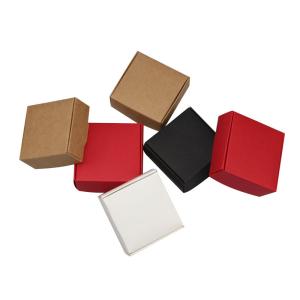 China kraft paper plain one color soaps paper box without printing factory