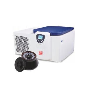 China 6500rpm Low Speed Table Top Cold Centrifuge Large Capacity 4x300ml Stable Operation factory