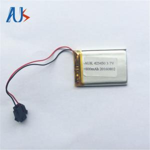 China OEM Rechargeable Li Ion Battery 3.7v 800mah 423450 Customize factory