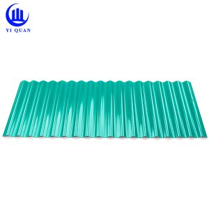 UPVC Spanish Roof Tiles 1.5mm to 2.8mm Thickness Custom Length