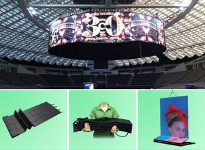 China Patented foldable 6mm 12mm LED displays for concerts and events factory