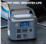 Huge Capacity LFP Cell 1500W Solar Generator Inverter Energy Storage Power