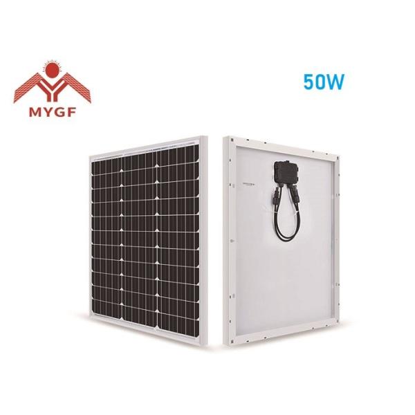 China Mono Silicon Solar Panels 50 Watt Mono Poly Crystalline Solar High Performance factory