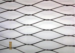 China Safety 304 304L 316 316L Stainless Steel Cable Netting Knotted Rope Mesh factory