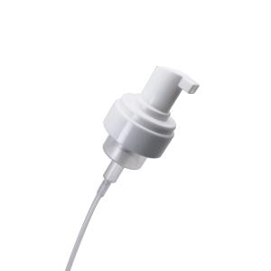 China White Plastic Liquid Dispenser Pump With Protective Clip 43MM Press Pump factory