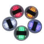 Waterproof Outdoor Solar Deck Lights 180MAH Cat Eye Road Studs Aluminum Alloy