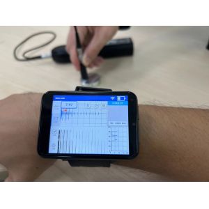 A Scan B Scan EMAT Air Coupling Ultrasonic Thickness Gauge With High Temperature