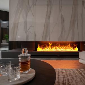 China 3d Mist Fireplace Modern Indoor Vapor Steam Water Fireplace Remote Control Electric Fireplace factory