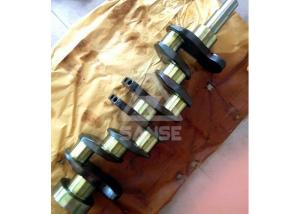 China 4D130 Engine Crankshaft , forged steel crankshaft for Komatsu diesel engine parts factory