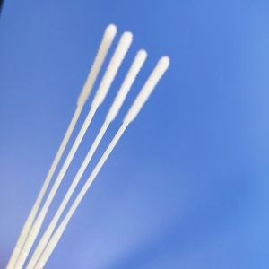 China Nasopharyngeal Swab Sterile Nylon Flocked Nasal Swab on sale