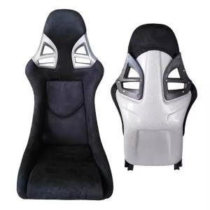 China Outdoor Race Simulator Moving Bucket Racing Seat Silver Gray Fashion Durable factory