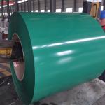 1mm Hot Dipped Prepainted Color Coated Steel Coil , DIN Zinc Coated Steel Coil