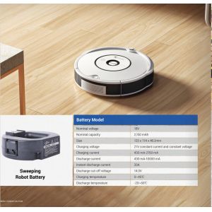 2150mAh Sweeping Robot Battery Custom Lithium Ion Pack with Instant Discharge