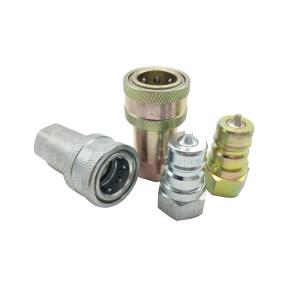 China Coupling ISO 7241- A Quick Connect Hydraulic Hose Fittings , Hydraulic Quick Connect Fittings factory