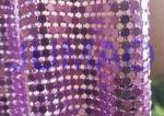 Rust Proof Metal Sequin Fabric No Electrical Conductivity For Ceiling Decoration