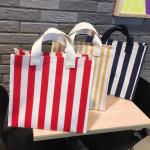 Large-Capacity Hand-Carried Take-Away Lunch Thickened Waterproof Canvas Shopping