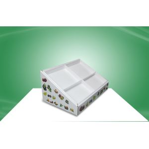 Fruit Retail Countertop Cardboard Display Rack With Glossy Finish