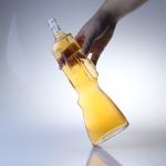 500ml Whisky Glass Bottle Gun Shape Open Mold 700ml Vodka Bottle for Beverage