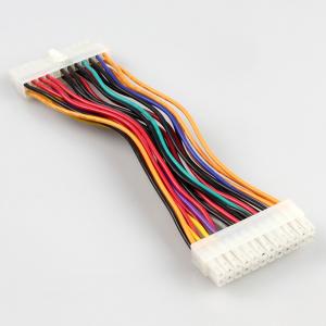 China Stable Black ATX 24 Pin Extension Cable , Male To Female ATX Power Supply Cable factory
