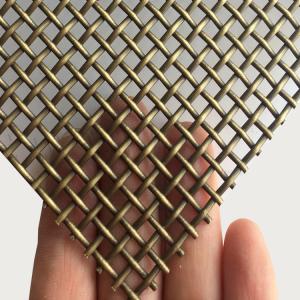 China Elegant Stainless Steel Woven Wire Mesh For Cabinet ISO9001 Certified factory