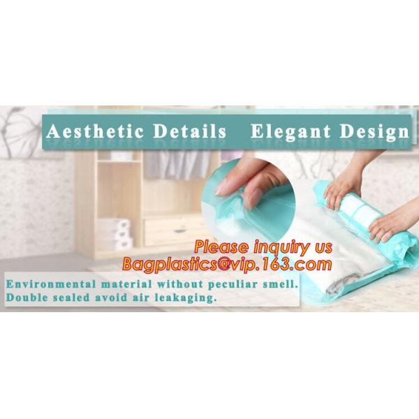 Space Savcer Vacuum Compressed Storage Bags, Vacuum Seal Cube Shape Storage Bag