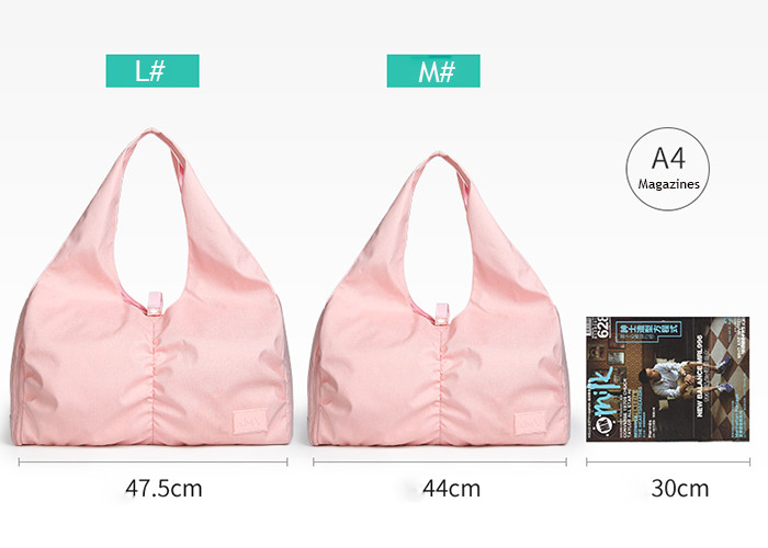 Multi Purpose Canvas Tote Bags Dry Wet Separation With Zipper And Pockets