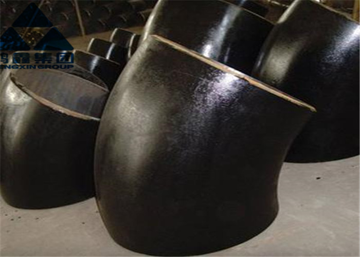 Black Painting WP11 Black Steel Elbow , 45 Degree Pipe Elbow SCH 140