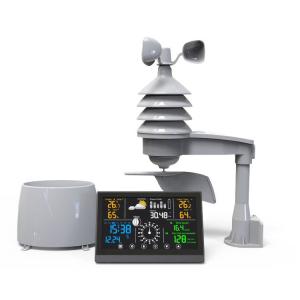 China ABS Wireless Indoor And Outdoor Thermometer Digital Anemometer Weather Station factory