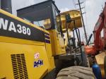 WA380 Komatsu Used Wheel Loader Used Hydraulic Front Loader Good Working