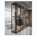 Home Furniture Foldable Wood Luxury Antique High Gloss Wardrobe Smart Design