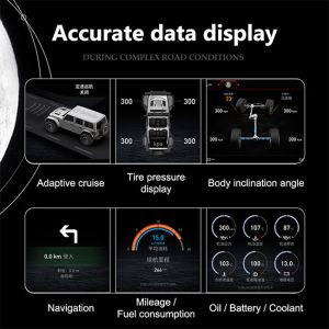 Digital Cluster Car Multimedia Player Dual Screen For Jeep Wrangler JL 2018-2021