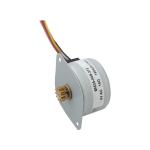 6 Wires 4 Phase Stepper Motor , 8V DC 7.5 Degree Stepper Motor SM35-048