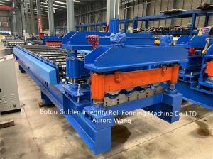 China 6M/min Roofing Tile Forming Machine ISO9001 For Building Material factory