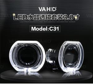 China CH31 3.0inch Crystal angel eye Bixenon Car hid xenon projector kit factory