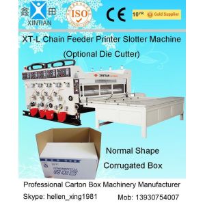 High Speed Industrial Flexo Printer Slotter Machine Rotary Die Cutting Machine
